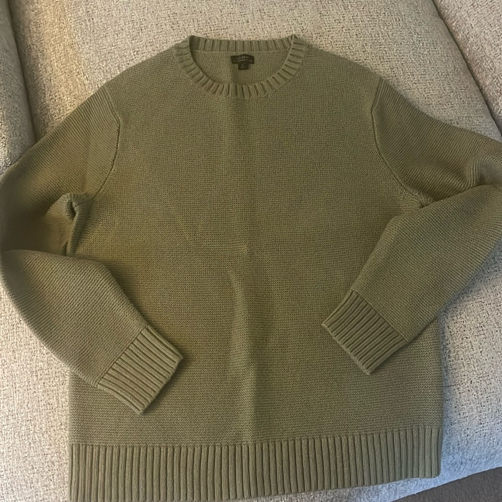 J. Crew 100% organic cotton sweater size L